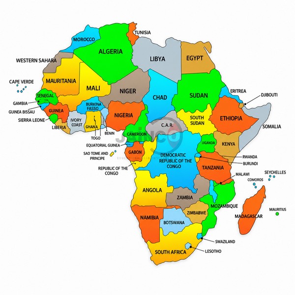 Africa Political Chart